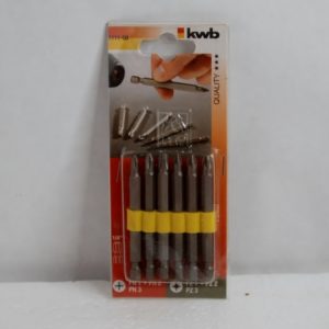 6 Embouts mi-longs 75mm PZ et PH KWB