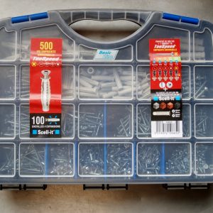 Coffret de 500 vis Toospeed +100 chevilles SCELL-IT