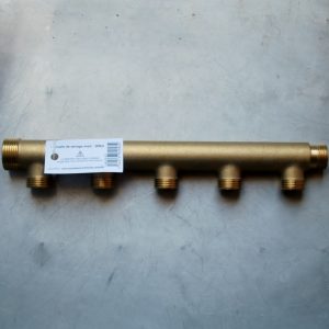 Collecteur de distribution chantier à portée plate - 5 sorties en 15/21-1/2"