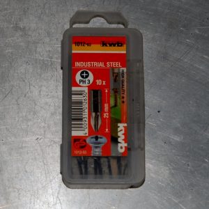 Lot 10 embouts Acier Industriel PH1 KWB