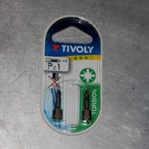 2 Embouts Torsion TIVOLY PZ1
