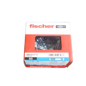Boite de 50 chevilles placo HM 6 x 37S avec vis FISCHER ref. 558104