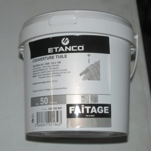 50 Vis bois TGS inox A2 pour tuile D. 4,5 x 120 mm. ETANCO