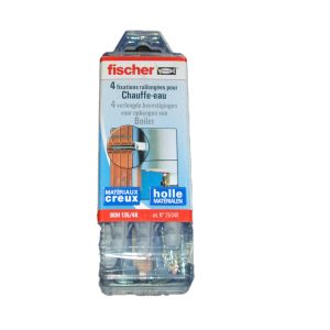 4 Fixations rallongées pour chauffe-eau BOH 135/4K Ref. 26049 FISCHER