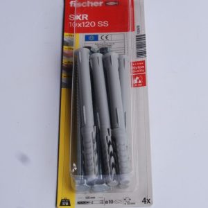 4 Fixations pour cadres SXR 10 x 120 SS K avec vis à tête hexagonale Ref. 532678 FISCHER DAREX