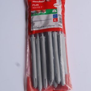 10 Chevilles rallongées FUR T 10x115 Ref. 92861 FISCHER DAREX