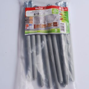 10 Chevilles rallongées FUR T 10x135 Ref. 92862 FISCHER DAREX