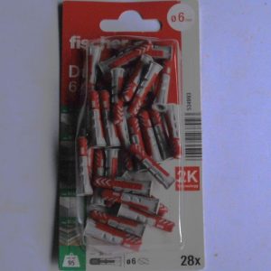 28 Chevilles tous matériaux DuoPower 6x30 ref. 534993 FISCHER