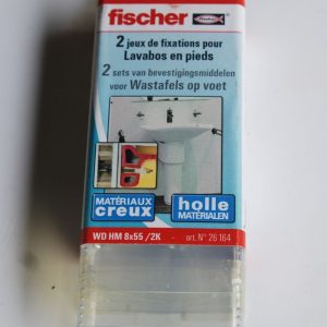 Ensemble WD HM pour fixations sanitaires dans matériaux creux FISCHER Réf. 26164