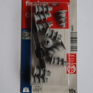 10 Chevilles nylon pour carton-plâtre GK. Ref. 45473 FISCHER