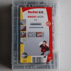 Profi-Box 80 Chevilles SX D.6 et 8mm. avec 80 vis FISCHER ref. 518525