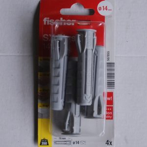 4 Chevilles à expansion en nylon SX plus 14 x 70 FISCHER ref. 5678855