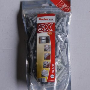 240 Chevilles à expansion en nylon SX plus 6 x 30 FISCHER ref. 534609