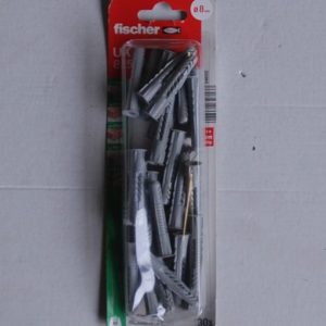 30 Chevilles à expansion en nylon UX 8 x 50 R FISCHER ref. 546132