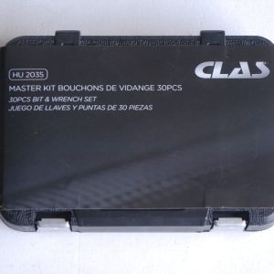 Master kit 2 clés et 28 embouts pour bouchons de vidange CLAS Ref. HU 2035